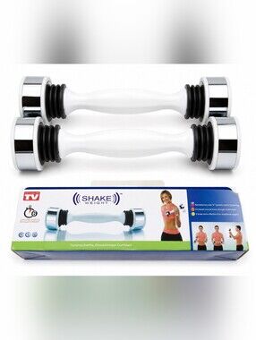 Get a quick upper-body workout with this Shake Weight Dynamic Inertia Revolution